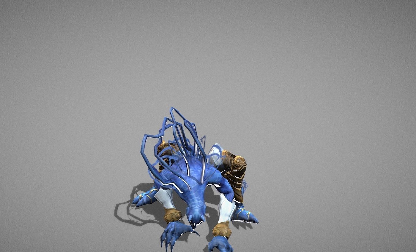 Beast Fairy Low-poly 3D model_25