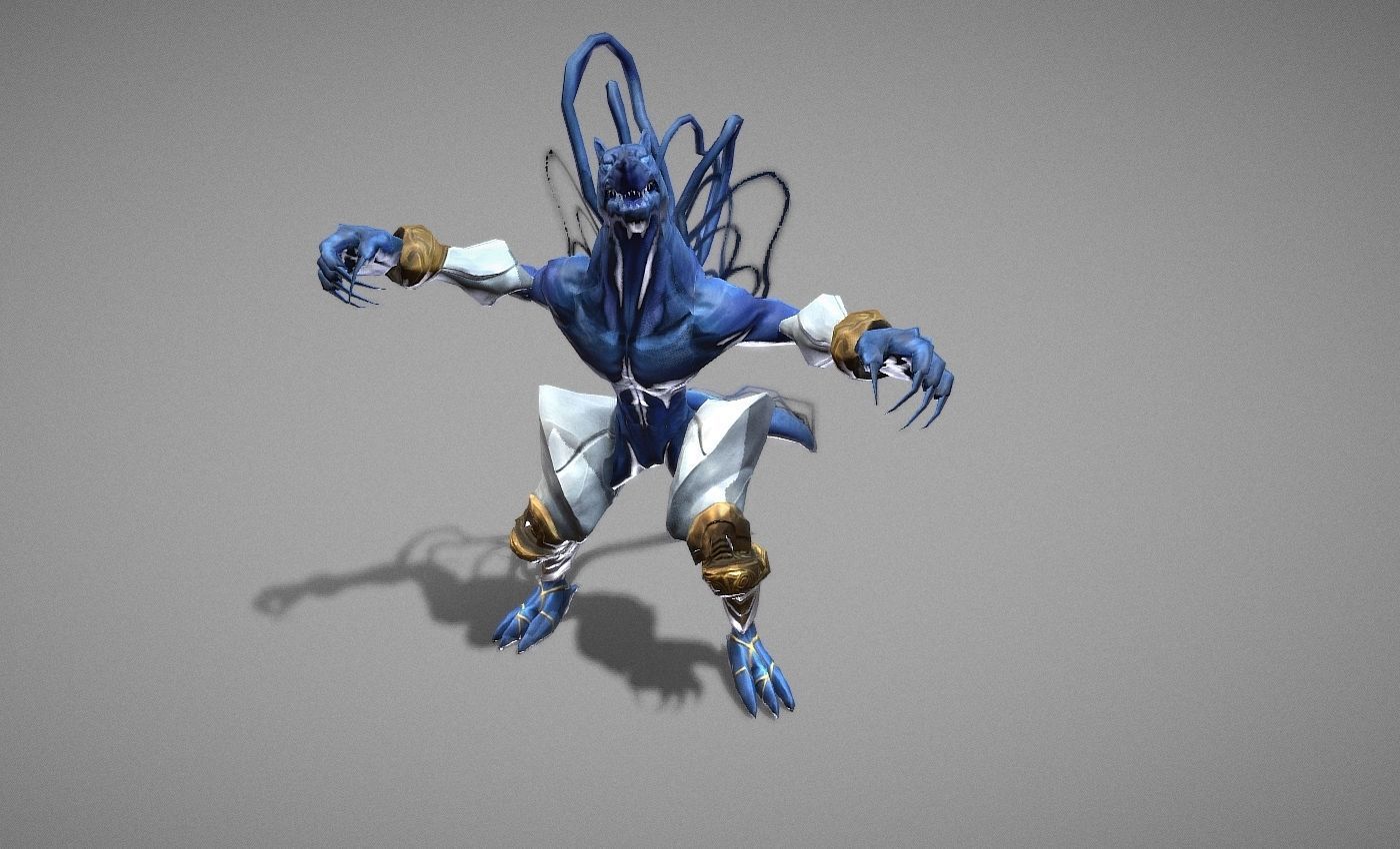 Beast Fairy Low-poly 3D model_21