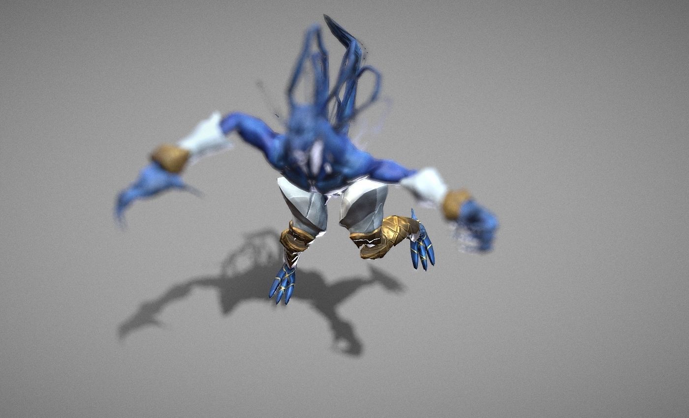 Beast Fairy Low-poly 3D model_8
