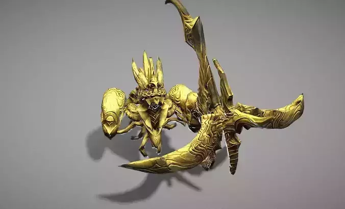 Ballista Fairy Low-poly 3D model