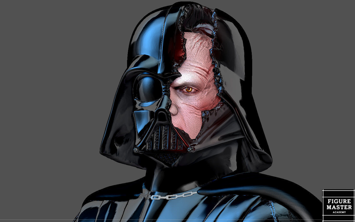DARTH VADER ANAKIN STARWARS DISNEY OBIWAN 3D print model_3