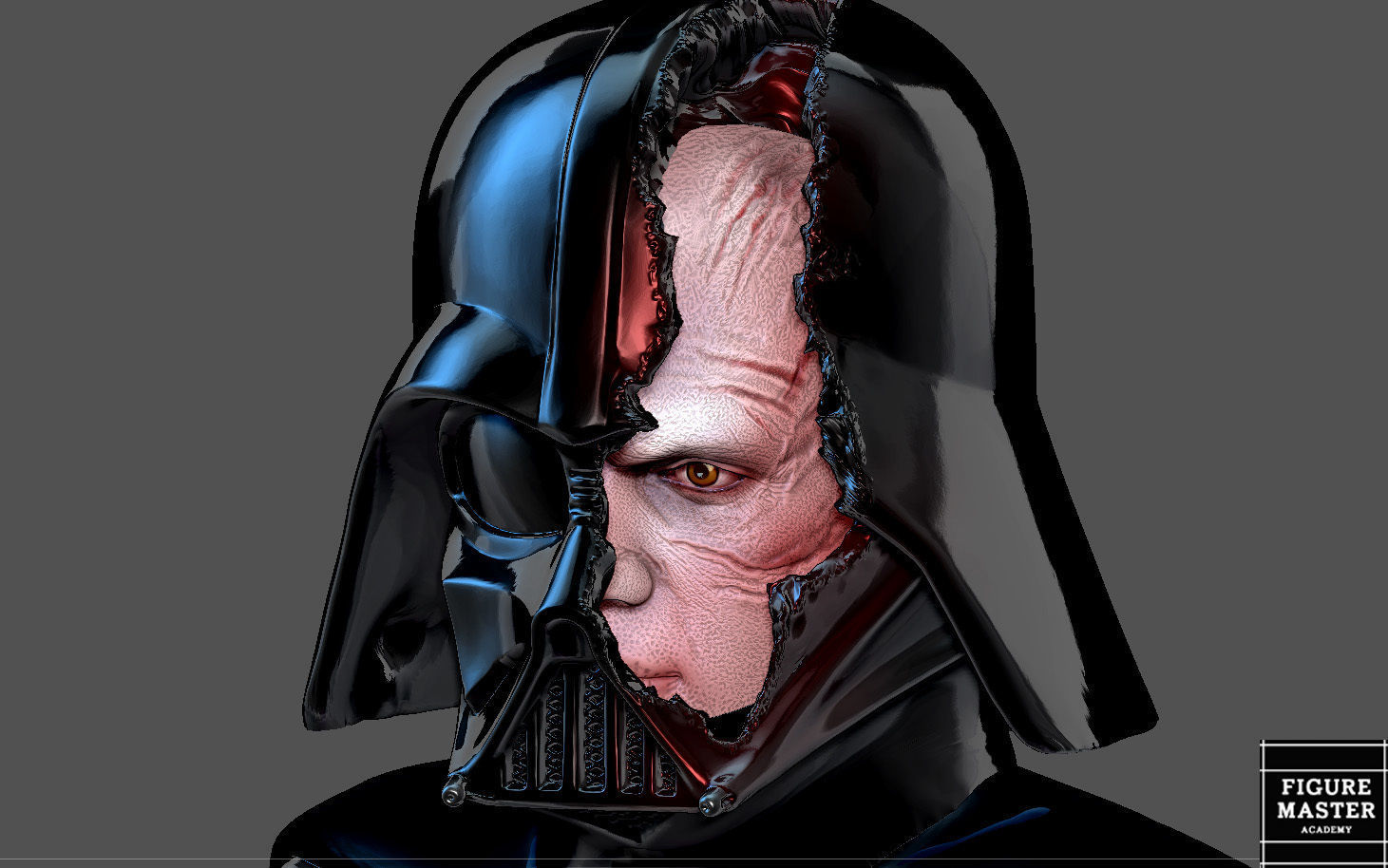 DARTH VADER ANAKIN STARWARS DISNEY OBIWAN 3D print model_10