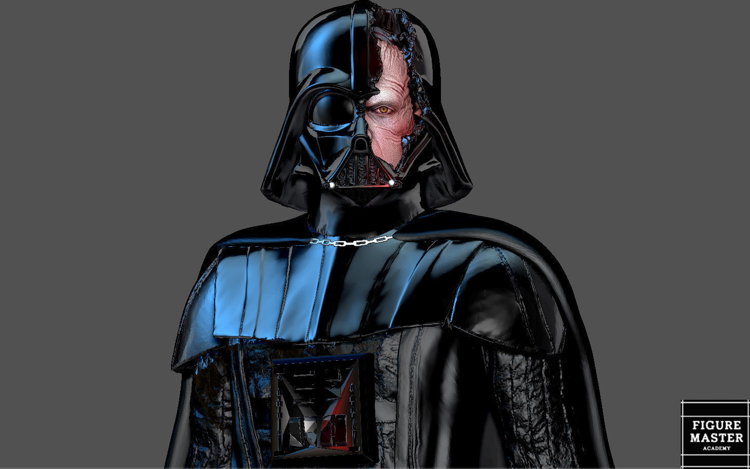 DARTH VADER ANAKIN STARWARS DISNEY OBIWAN 3D print model_21