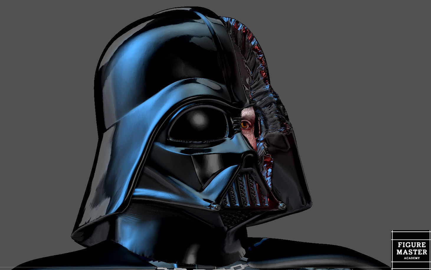 DARTH VADER ANAKIN STARWARS DISNEY OBIWAN 3D print model_9