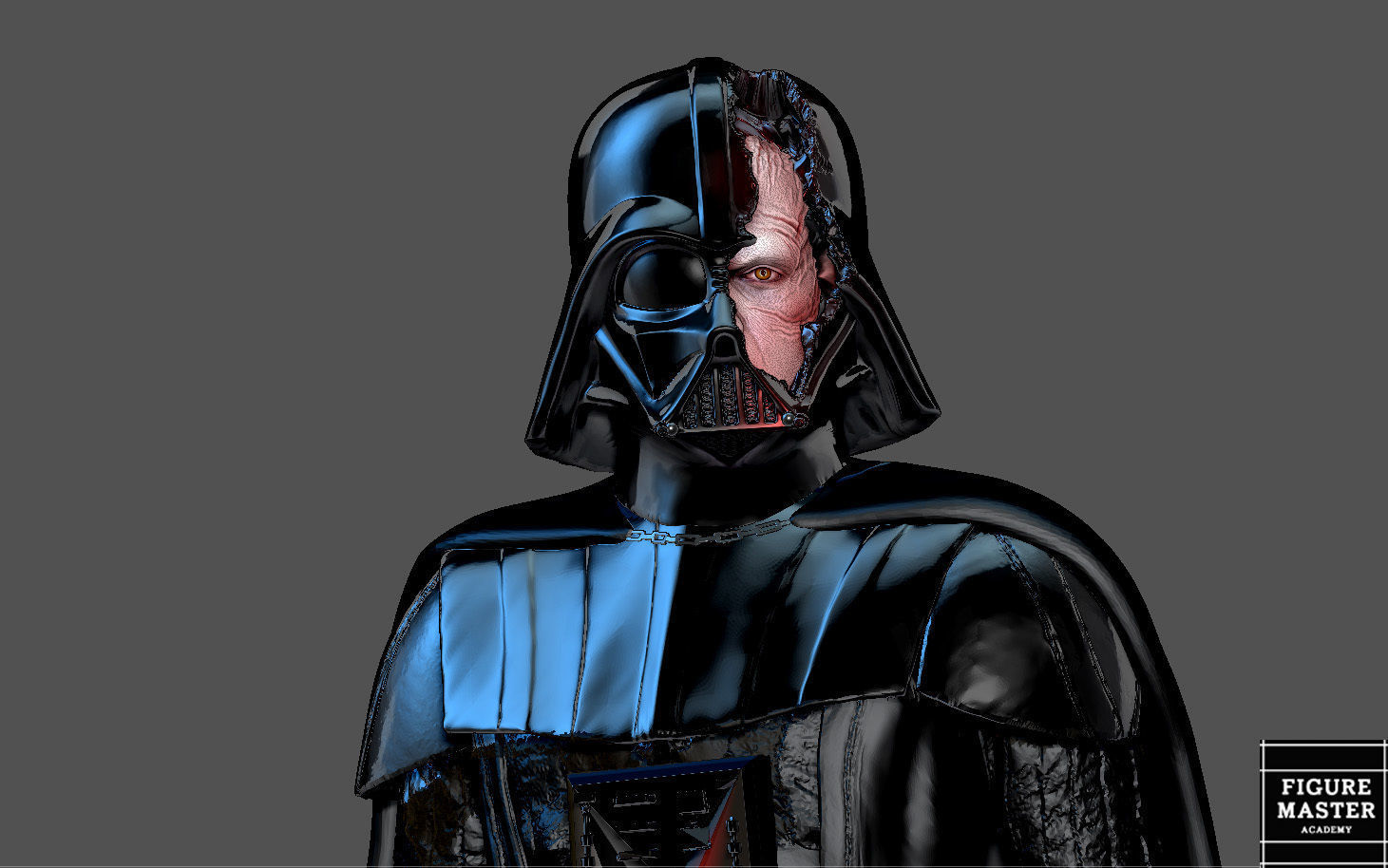 DARTH VADER ANAKIN STARWARS DISNEY OBIWAN 3D print model_5