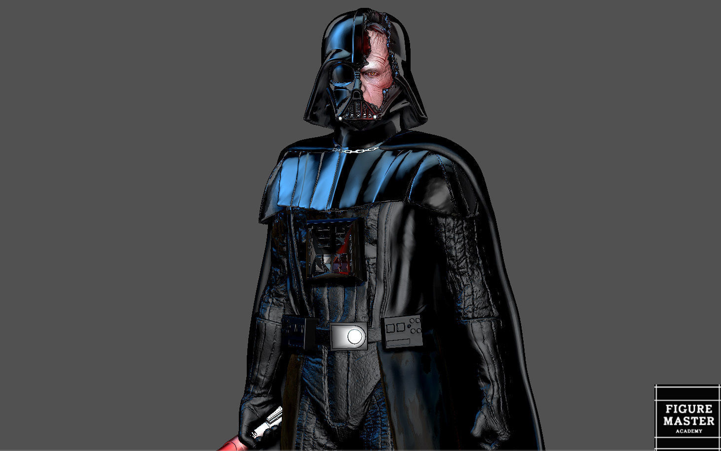 DARTH VADER ANAKIN STARWARS DISNEY OBIWAN 3D print model_11