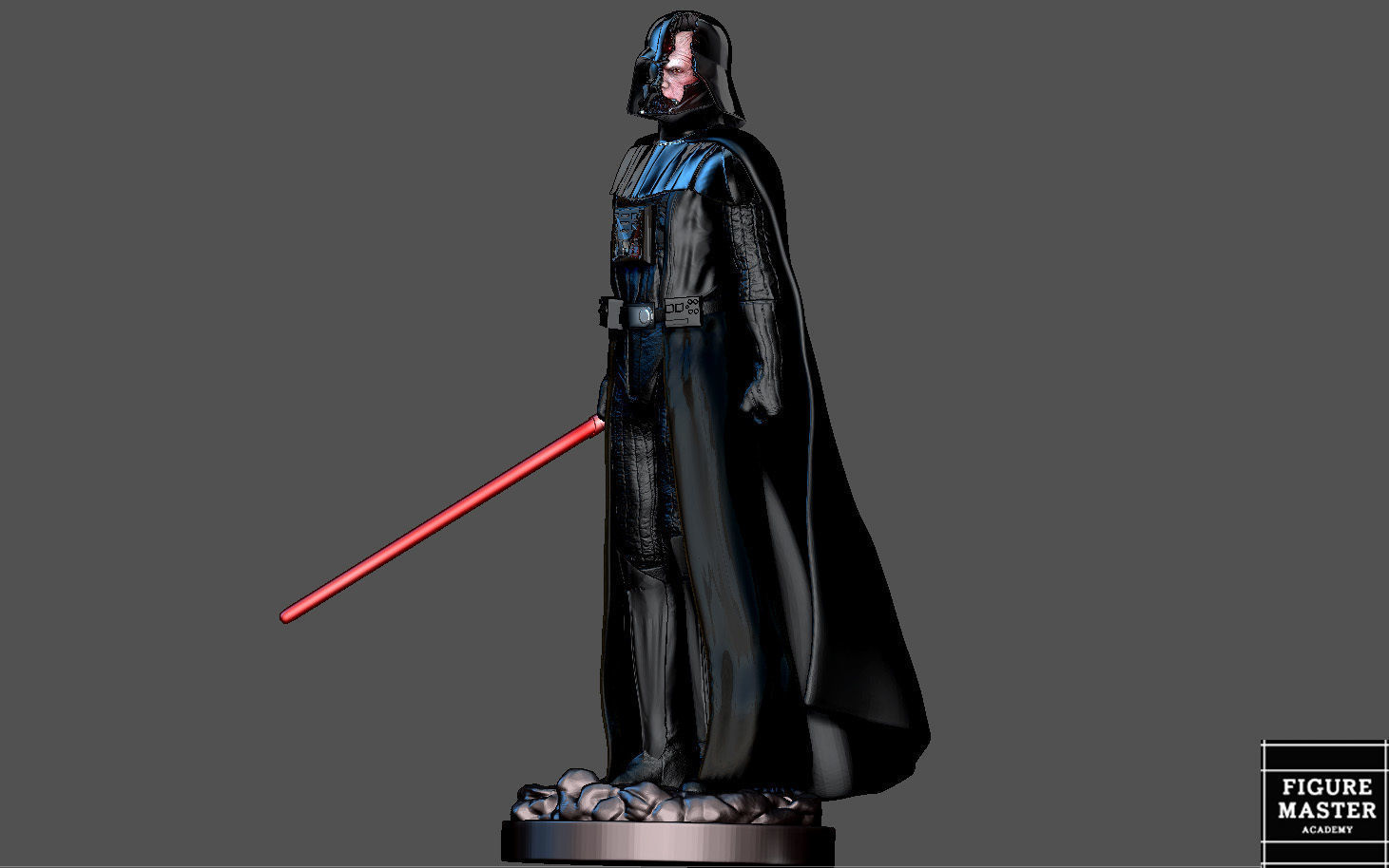 DARTH VADER ANAKIN STARWARS DISNEY OBIWAN 3D print model_4