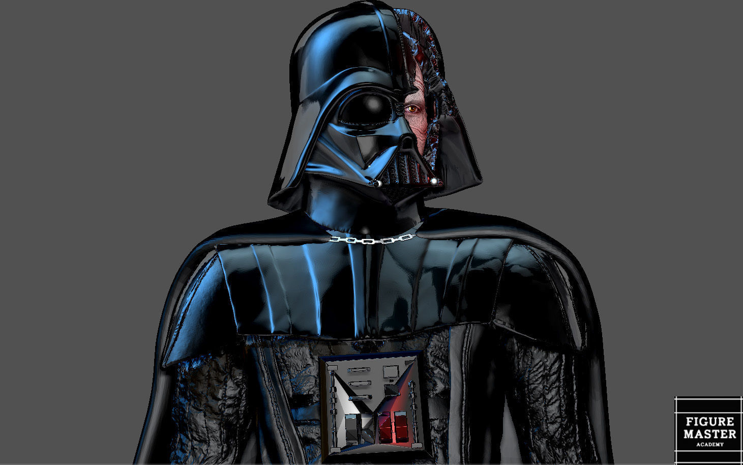 DARTH VADER ANAKIN STARWARS DISNEY OBIWAN 3D print model_22