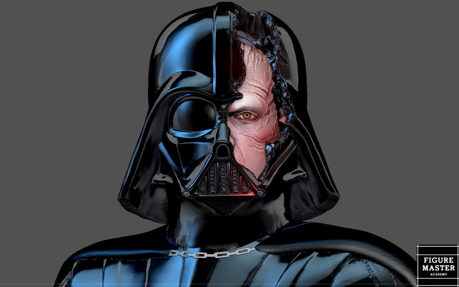 DARTH VADER ANAKIN STARWARS DISNEY OBIWAN 3D print model_1