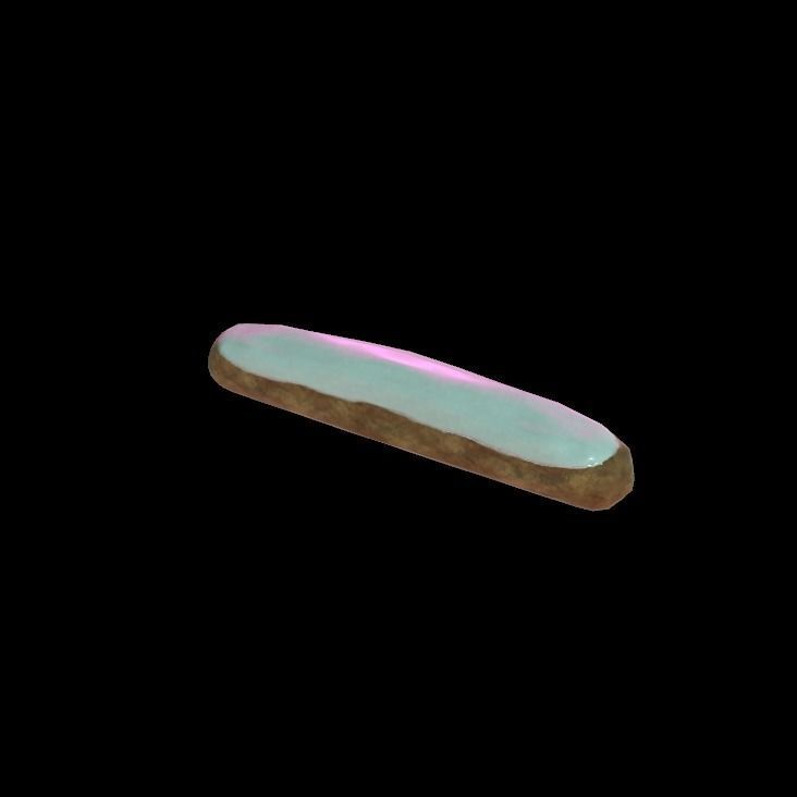 vanilla eclair 3D model_4