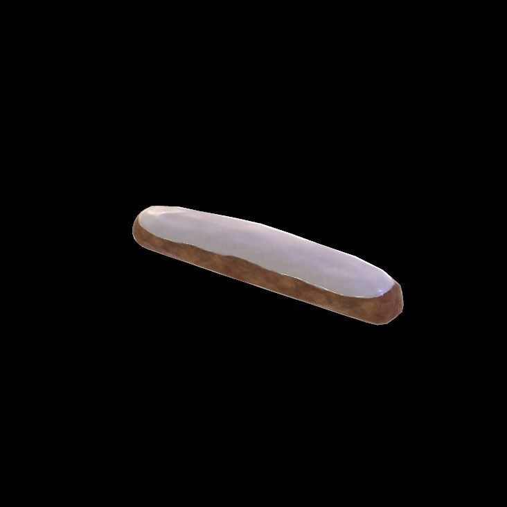 vanilla eclair 3D model_10