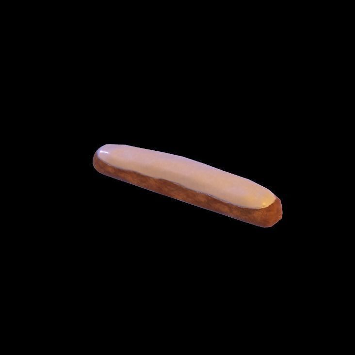 vanilla eclair 3D model_16