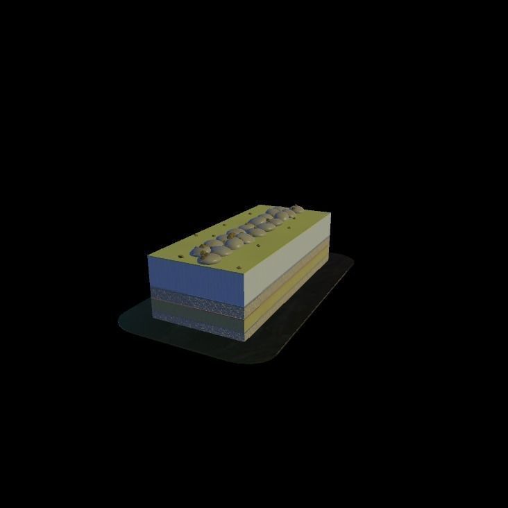 vanilla eclair 3D model_17