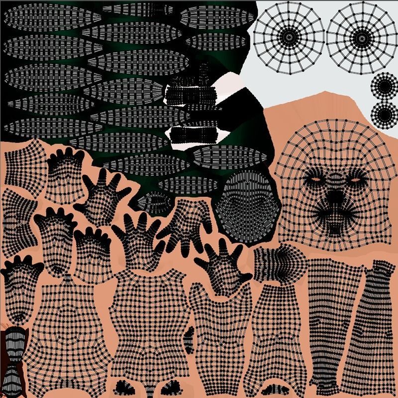 HighPoly Male Doctor Low-poly 3D model_10