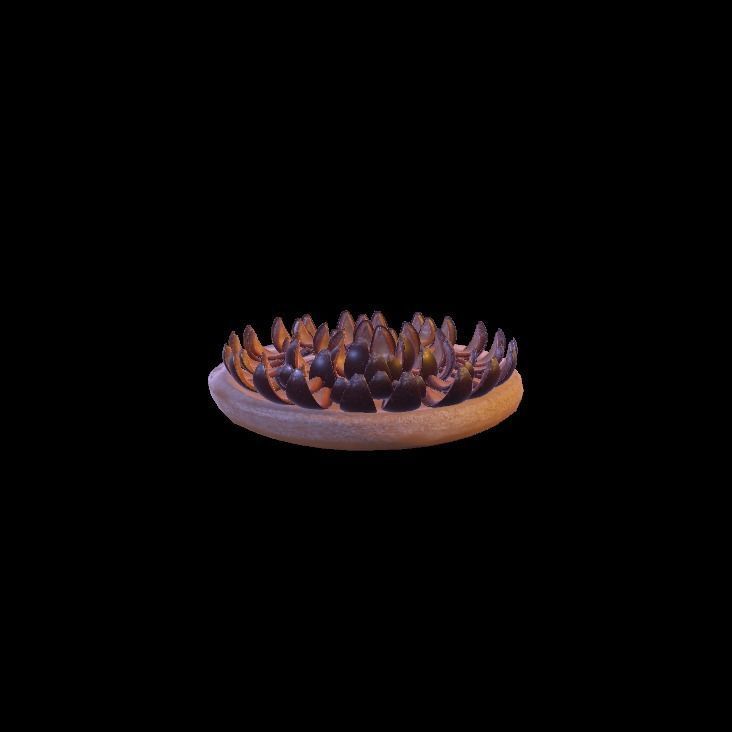 plum pie 3D model_8