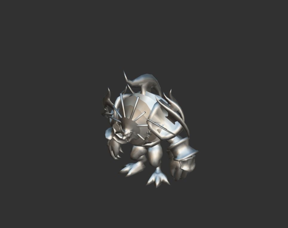 Beast Master Creature Wolf Low-poly 3D model_4