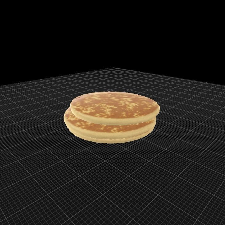 pancakes stack of 3D model_12