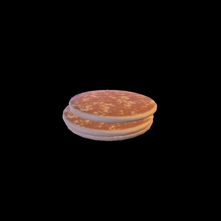 pancakes stack of 3D model_8