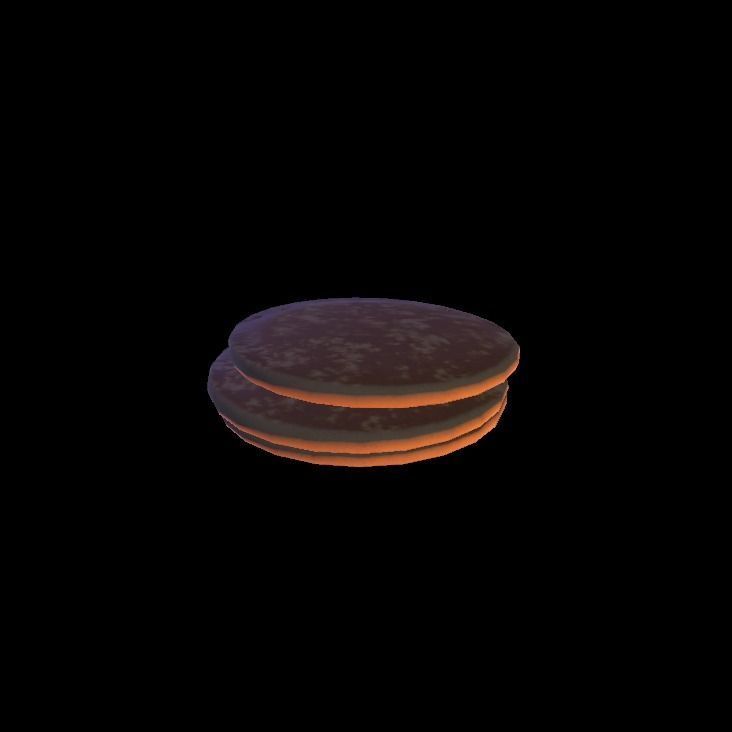 pancakes stack of 3D model_1