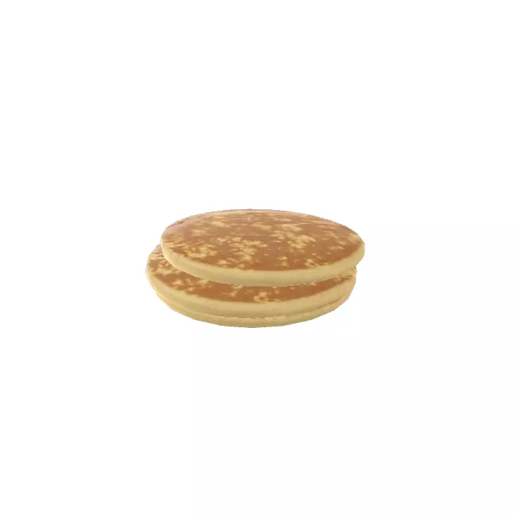 pancakes stack of 3D model_0