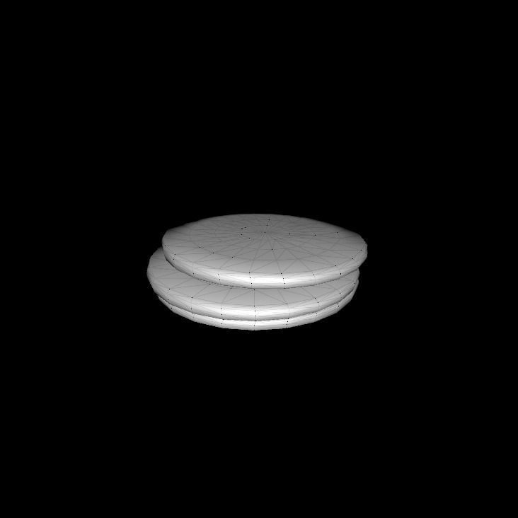 pancakes stack of 3D model_10