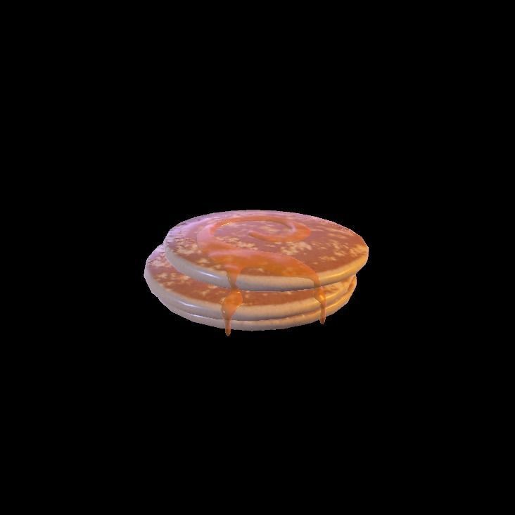 honey pancakes 3D model_8