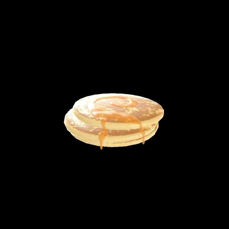 honey pancakes 3D model_7