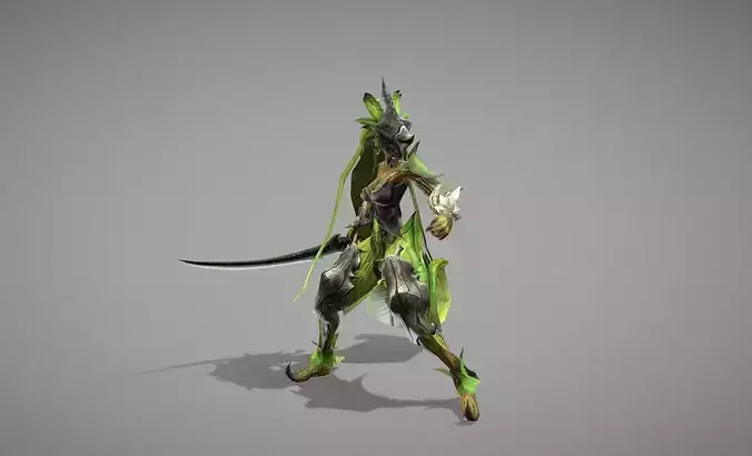 Guidian Blade Master Low-poly 3D model