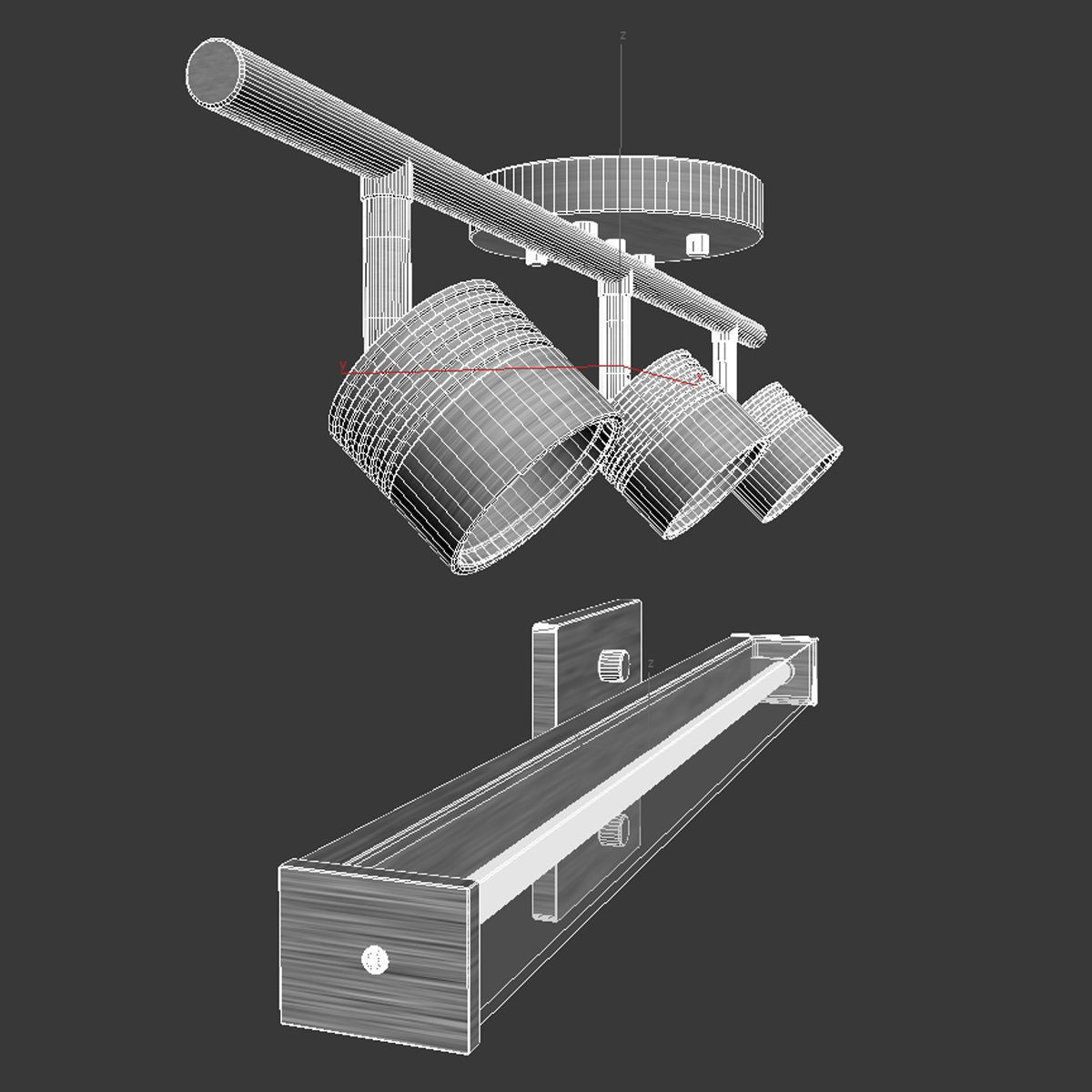 Kuzco light 3D model_10