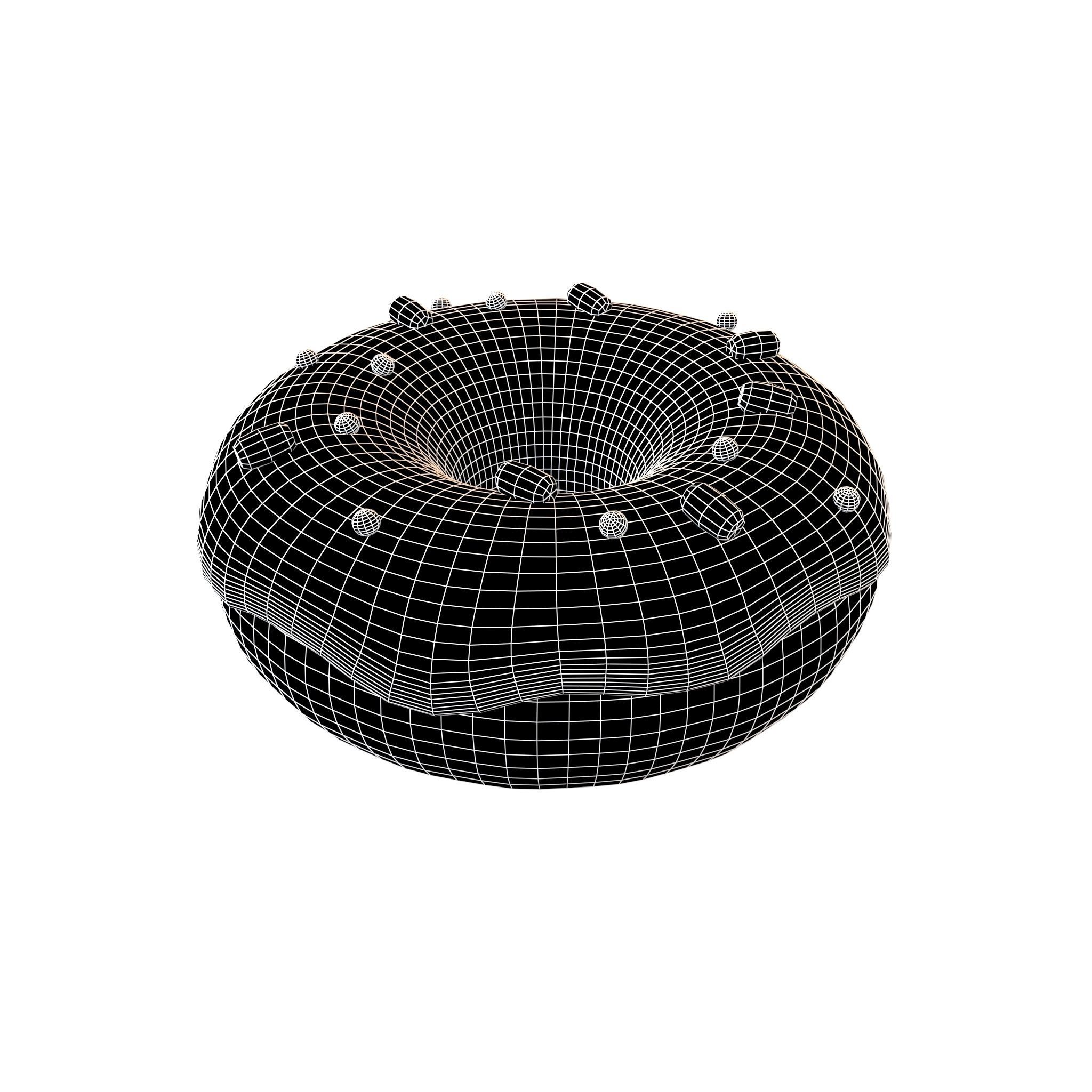 Donut v1 002 Low-poly 3D model_7