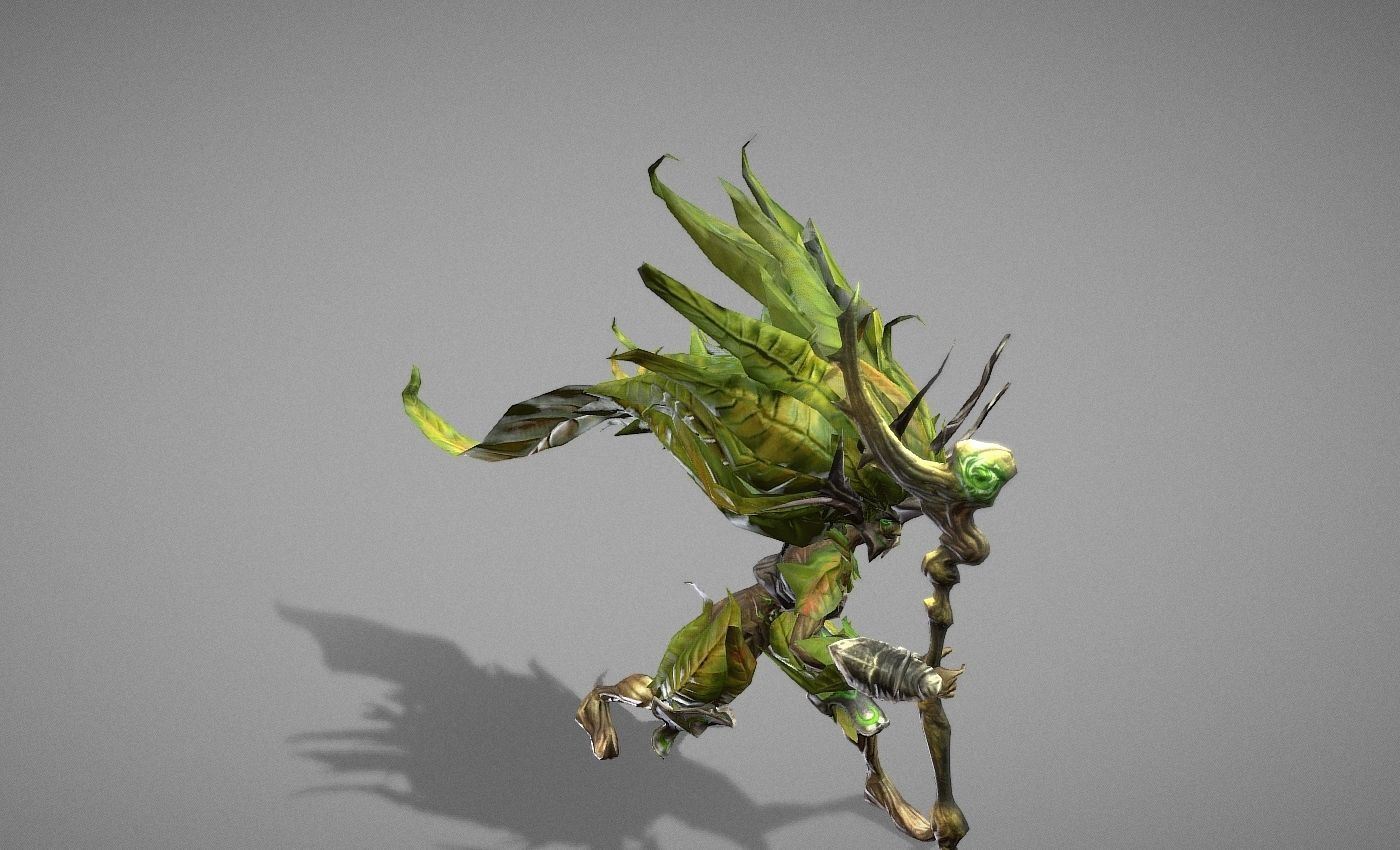 Sorcerer Witch Low-poly 3D model_19