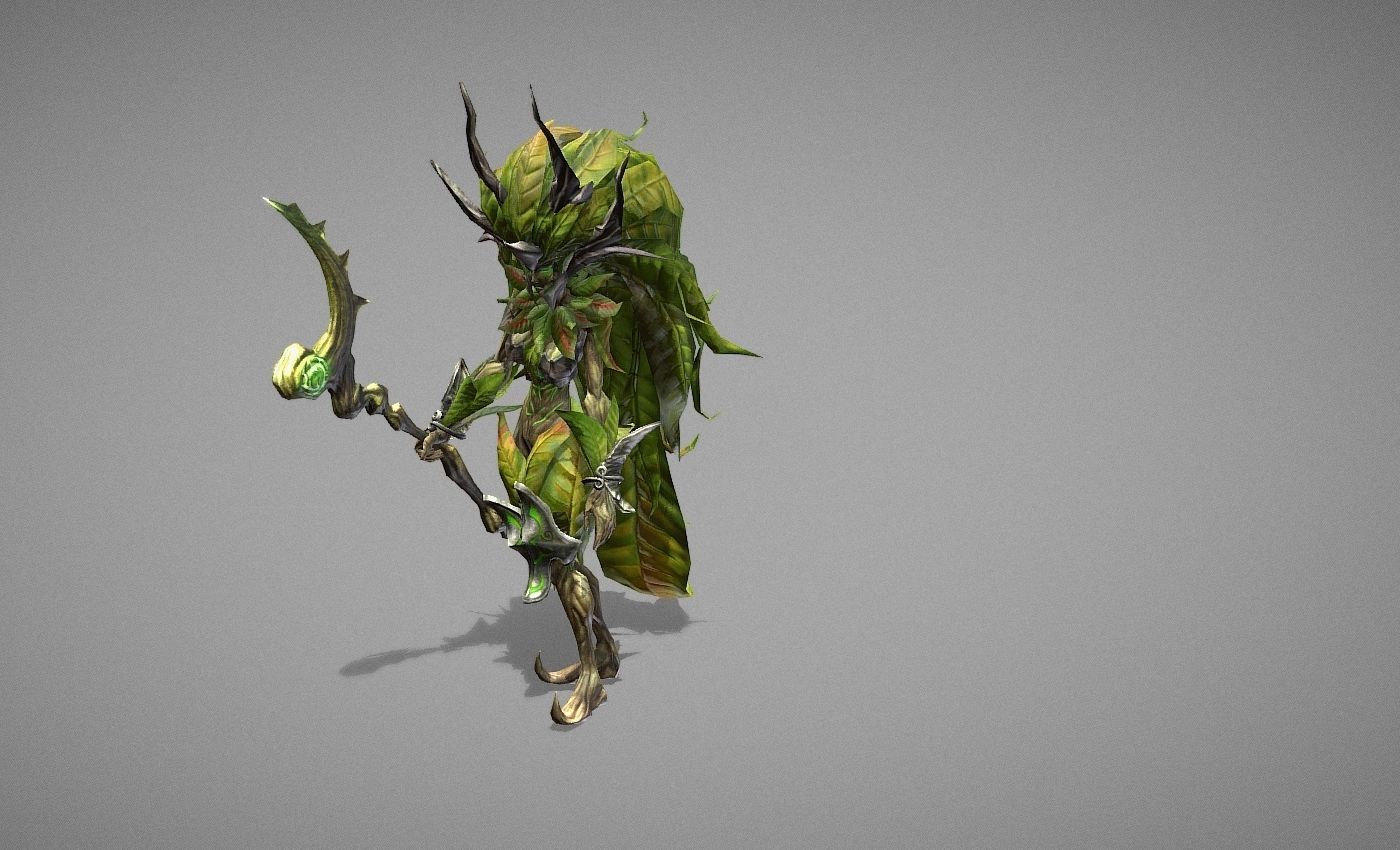 Sorcerer Witch Low-poly 3D model_18