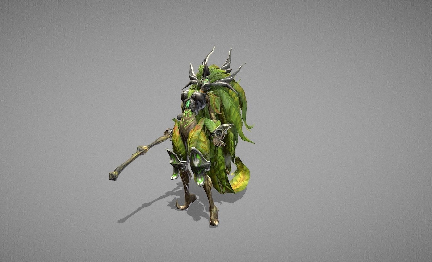 Sorcerer Witch Low-poly 3D model_15