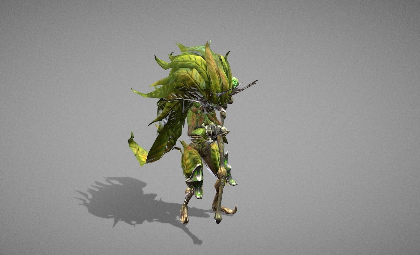 Sorcerer Witch Low-poly 3D model_24