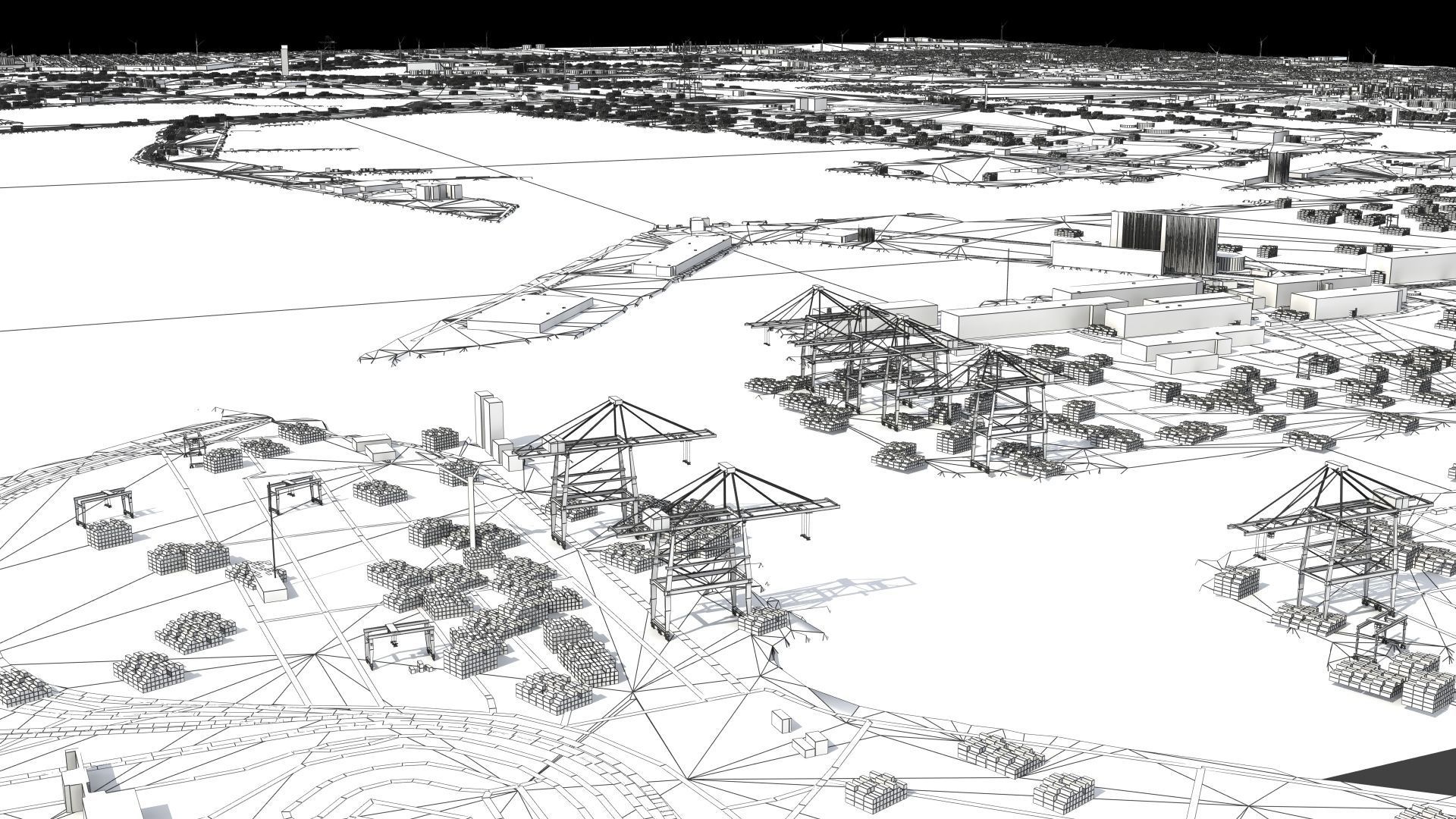 Refinery Container Port 3D model_27
