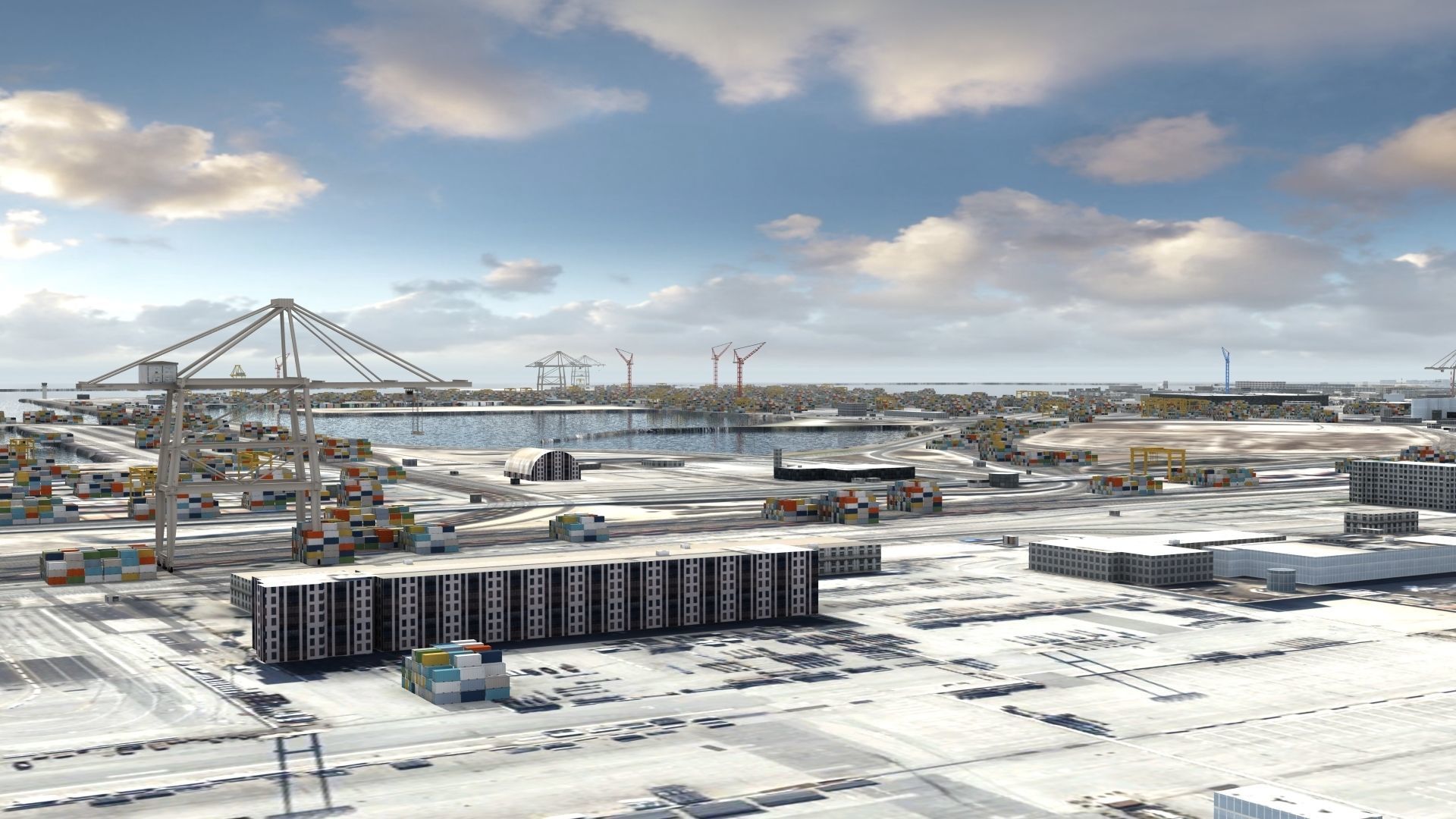 Refinery Container Port 3D model_19
