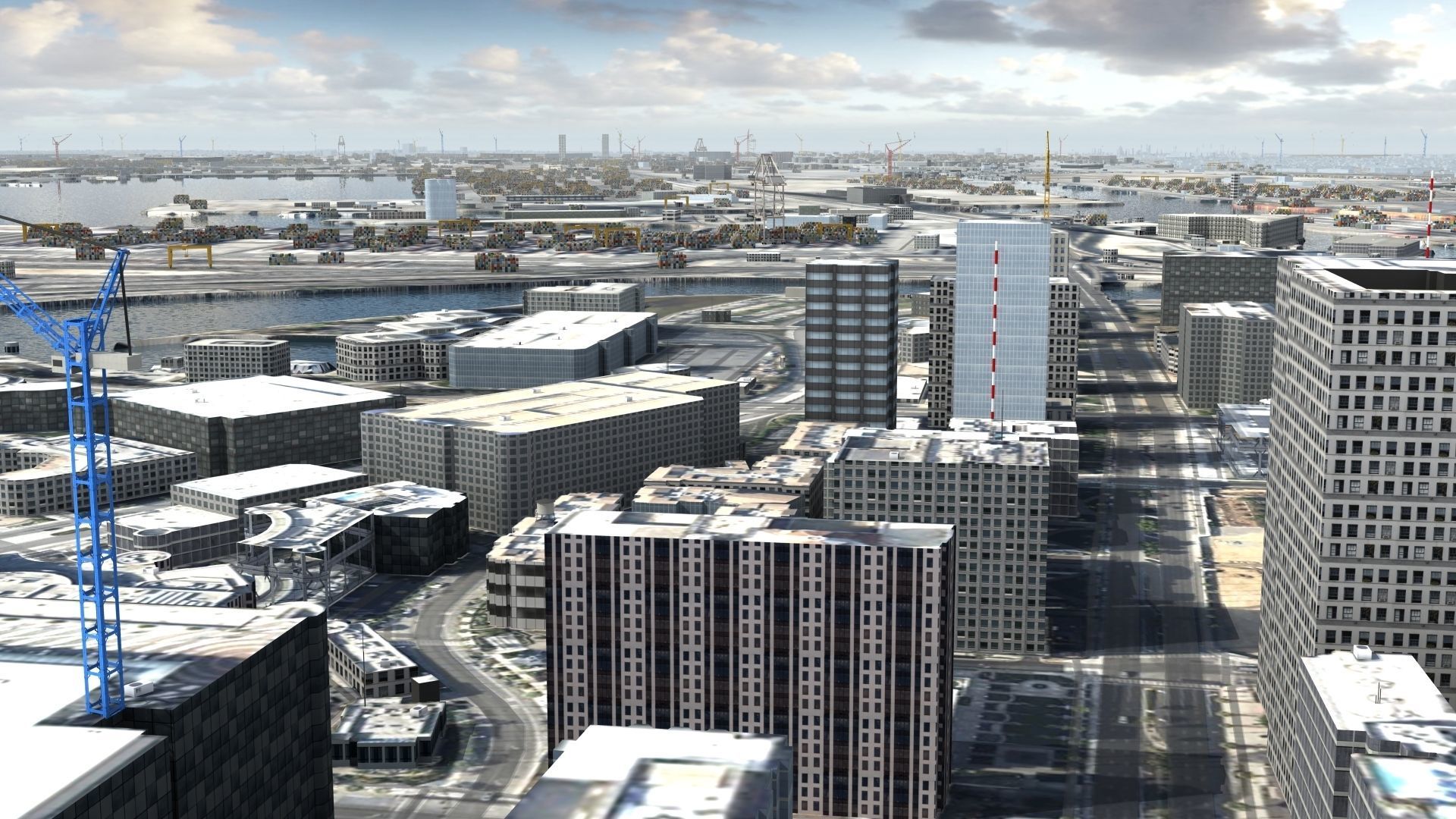 Refinery Container Port 3D model_24