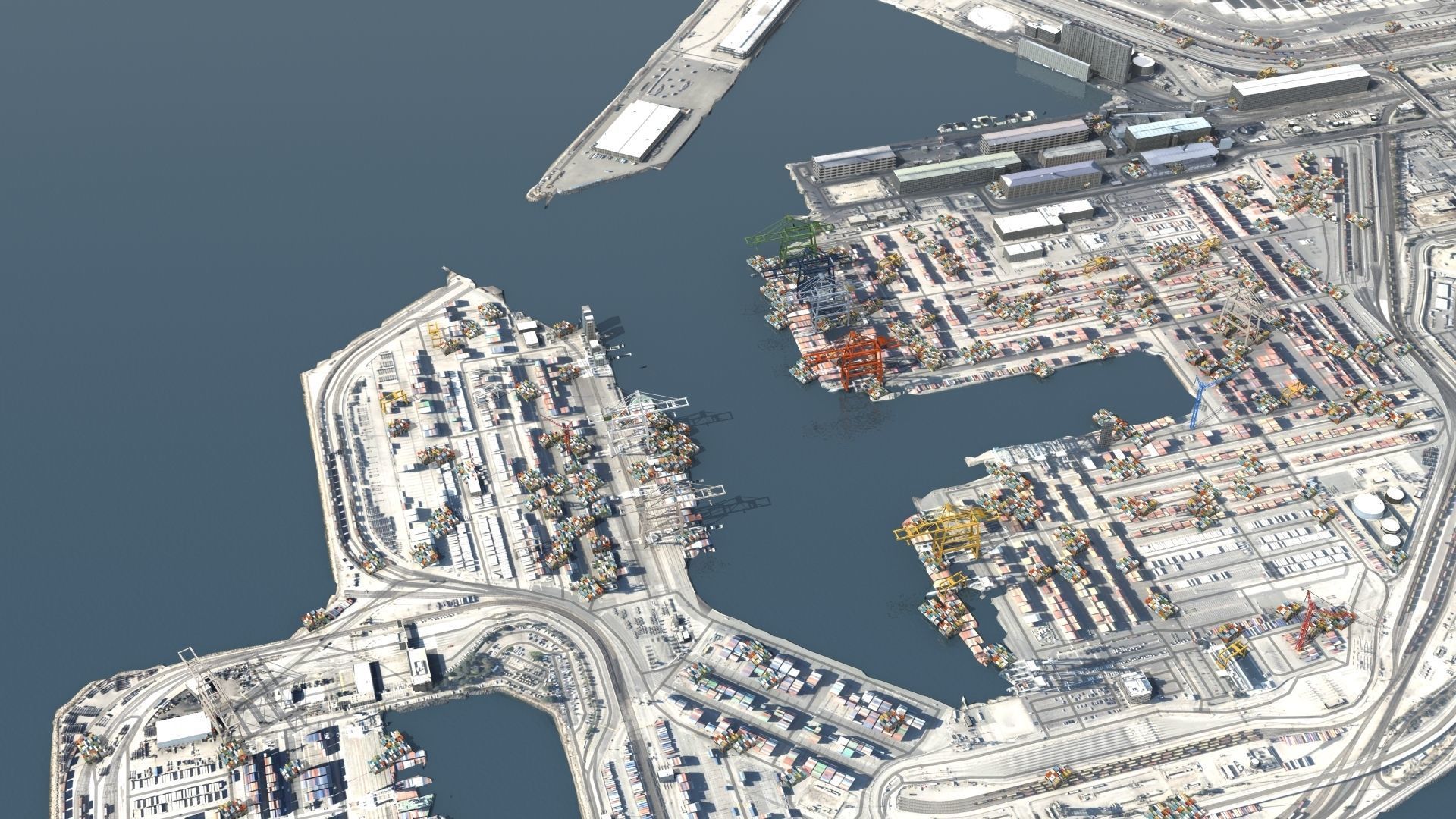 Refinery Container Port 3D model_9