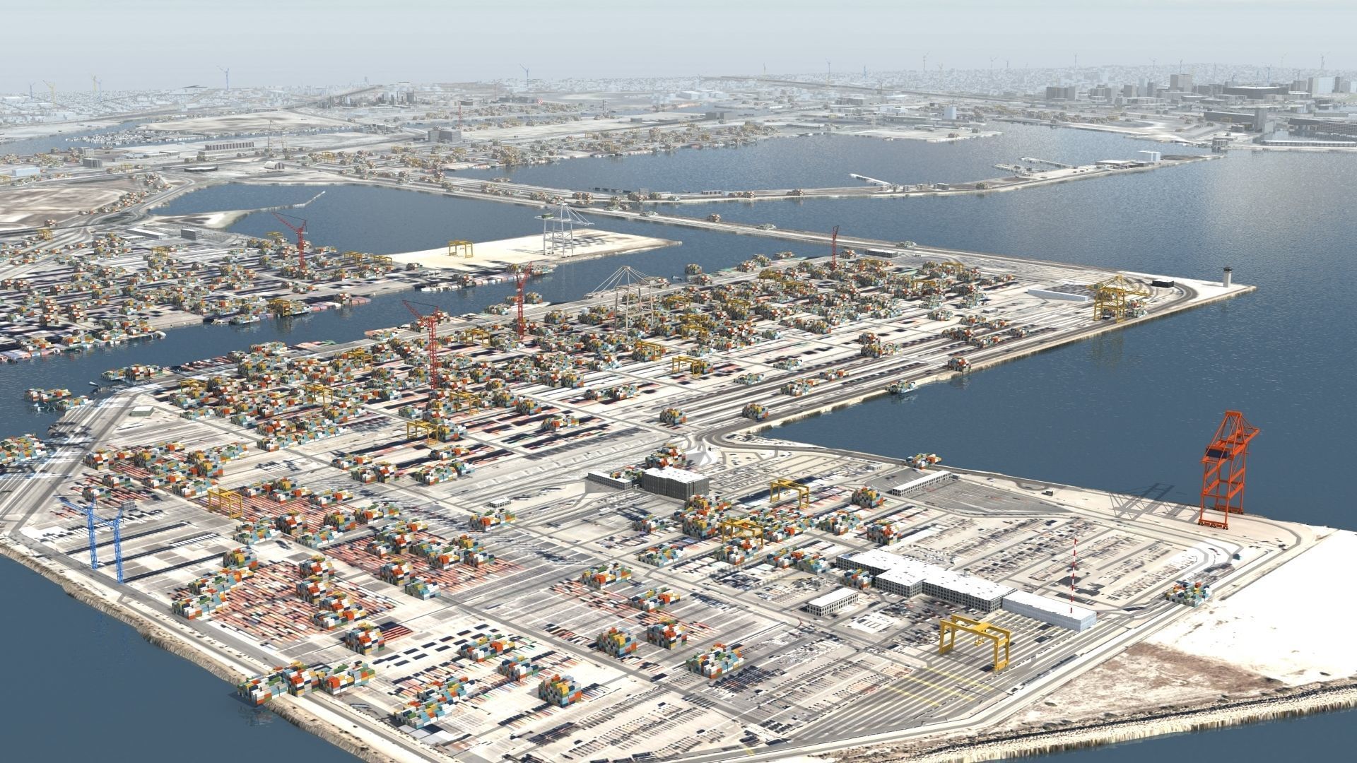 Refinery Container Port 3D model_1
