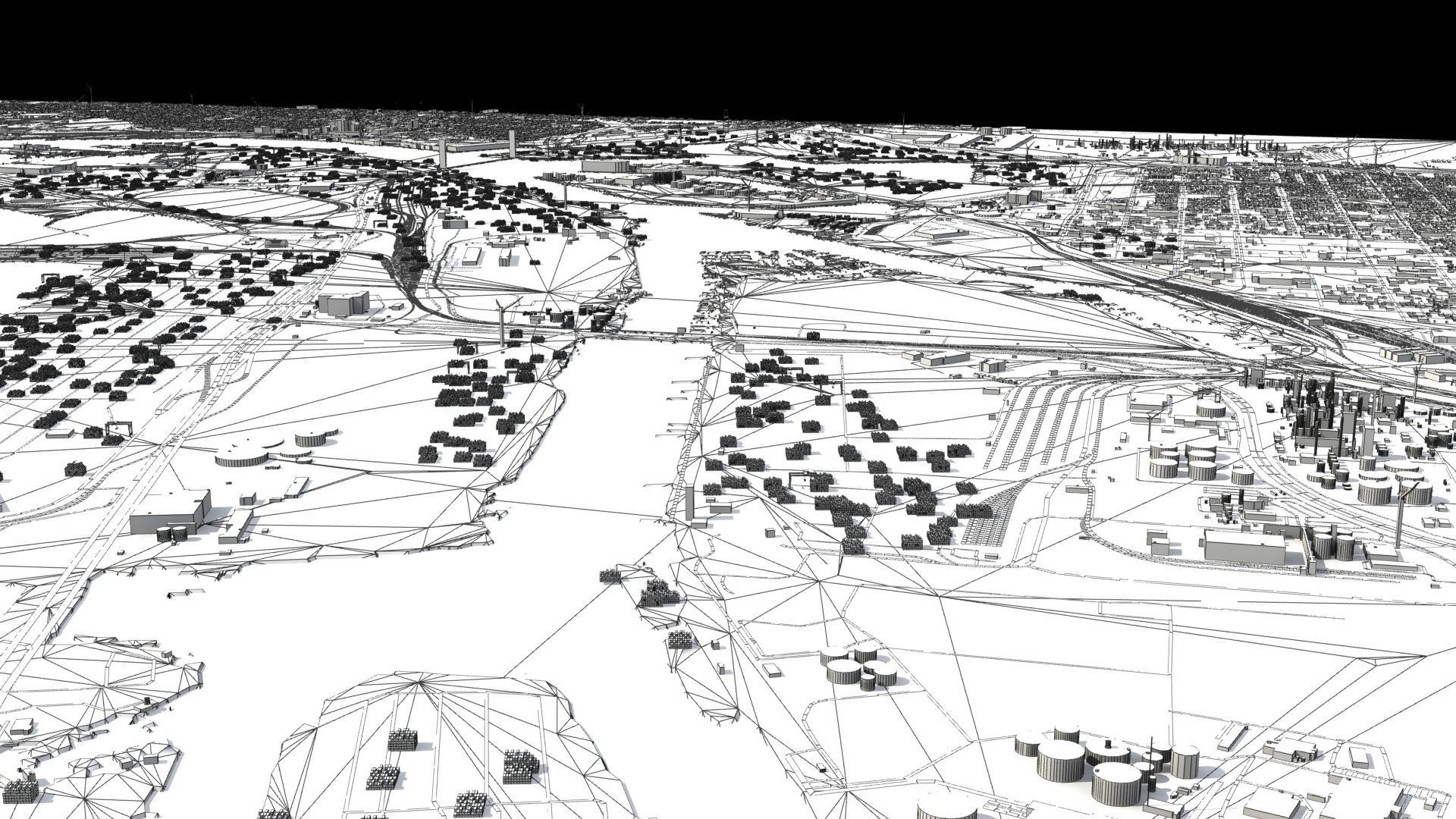 Refinery Container Port 3D model_28