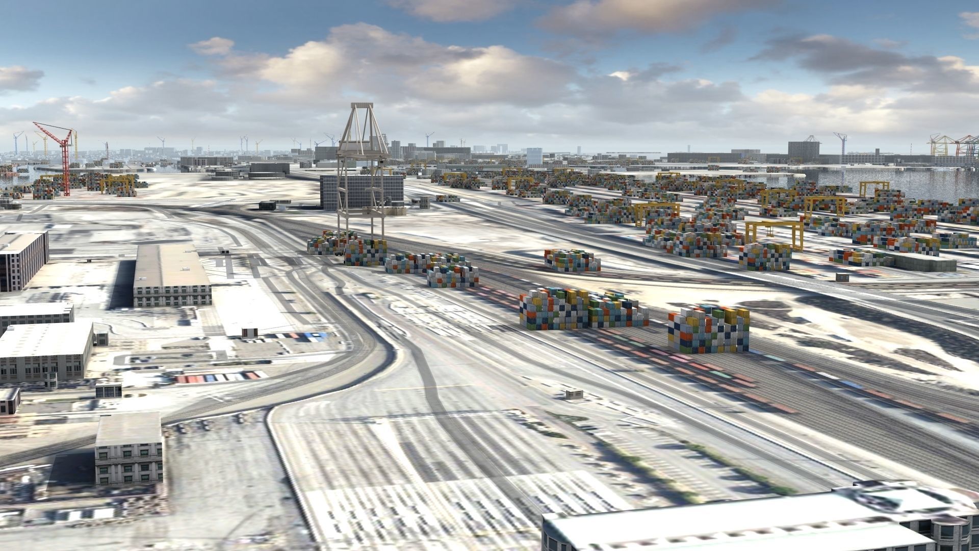 Refinery Container Port 3D model_21