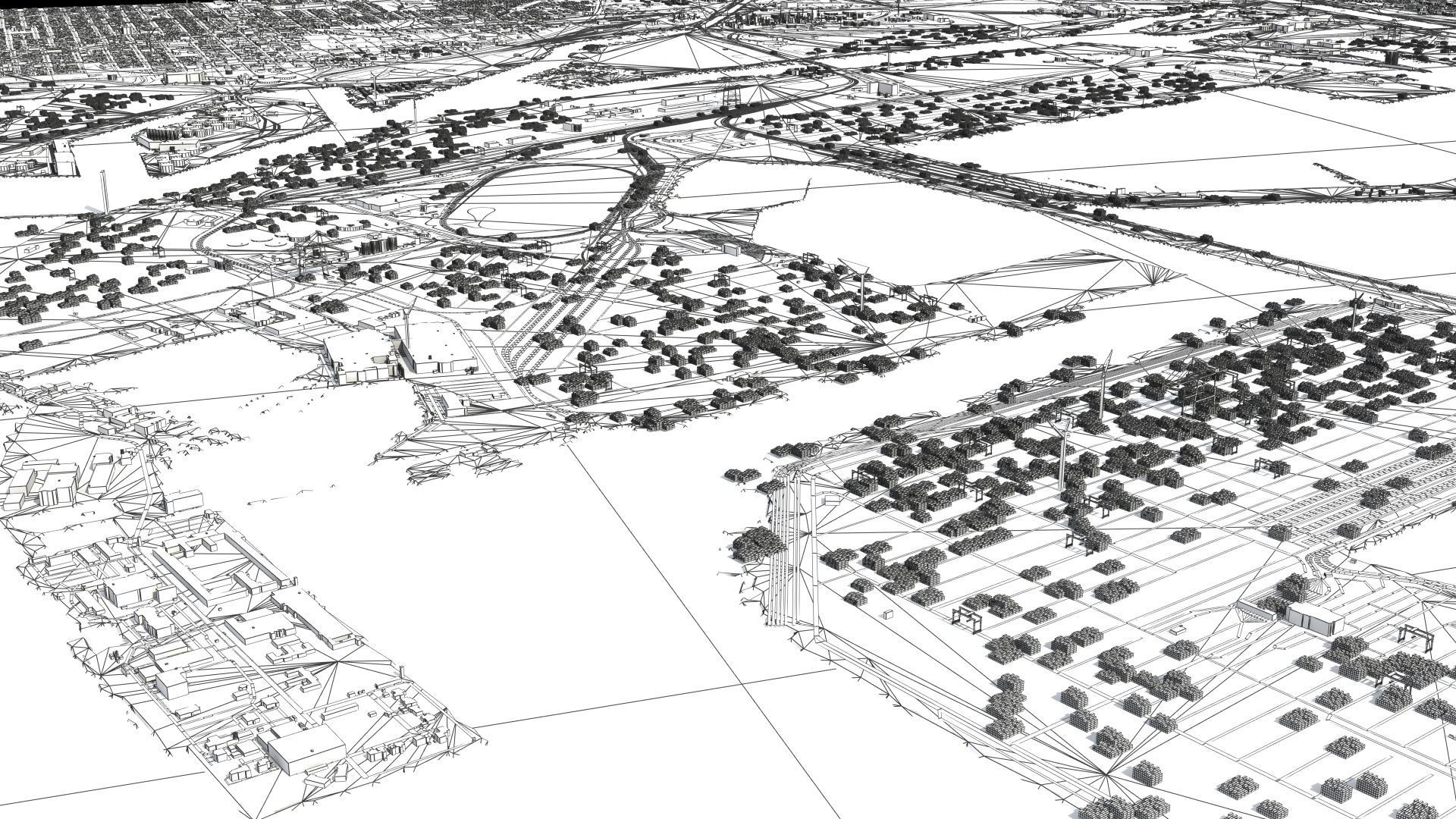 Refinery Container Port 3D model_38