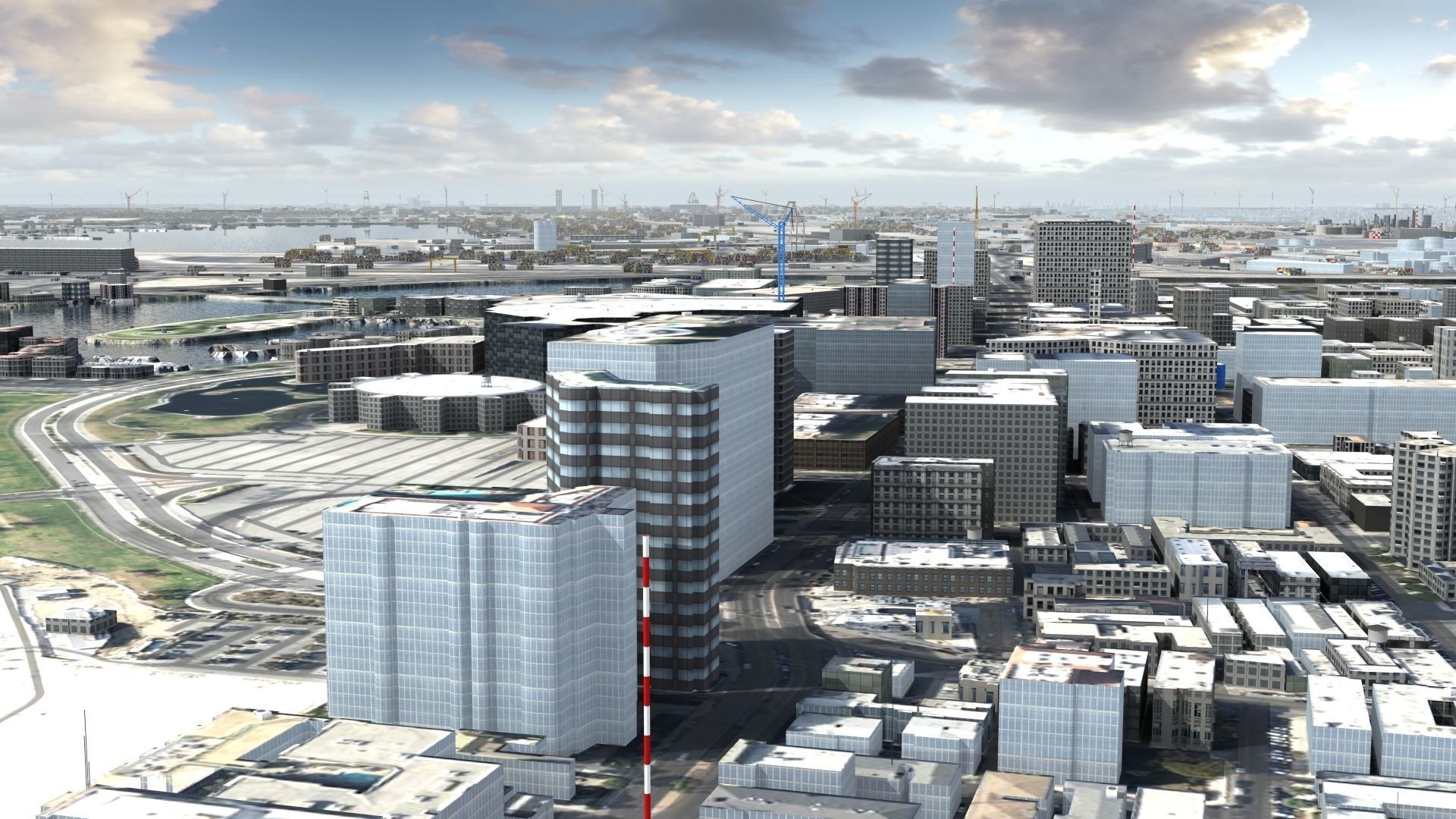 Refinery Container Port 3D model_23