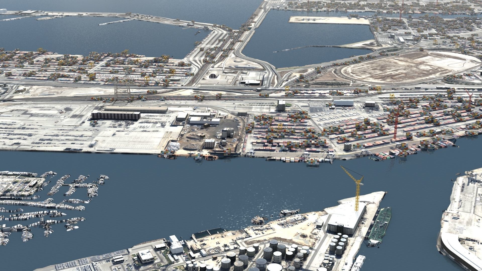 Refinery Container Port 3D model_17