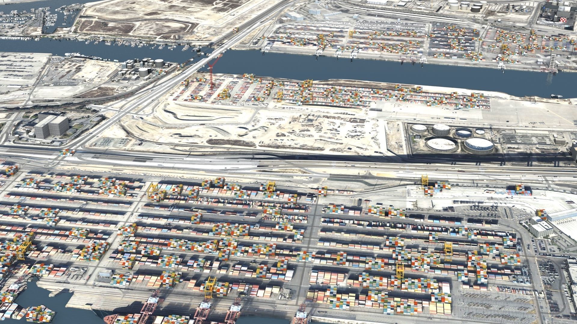 Refinery Container Port 3D model_18