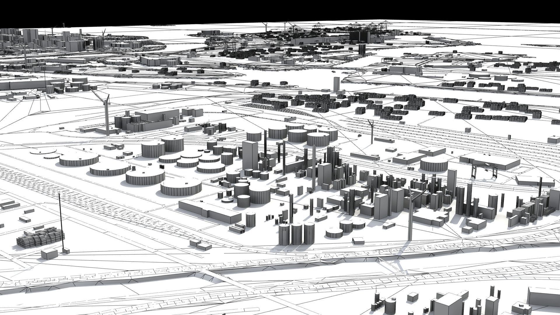 Refinery Container Port 3D model_29