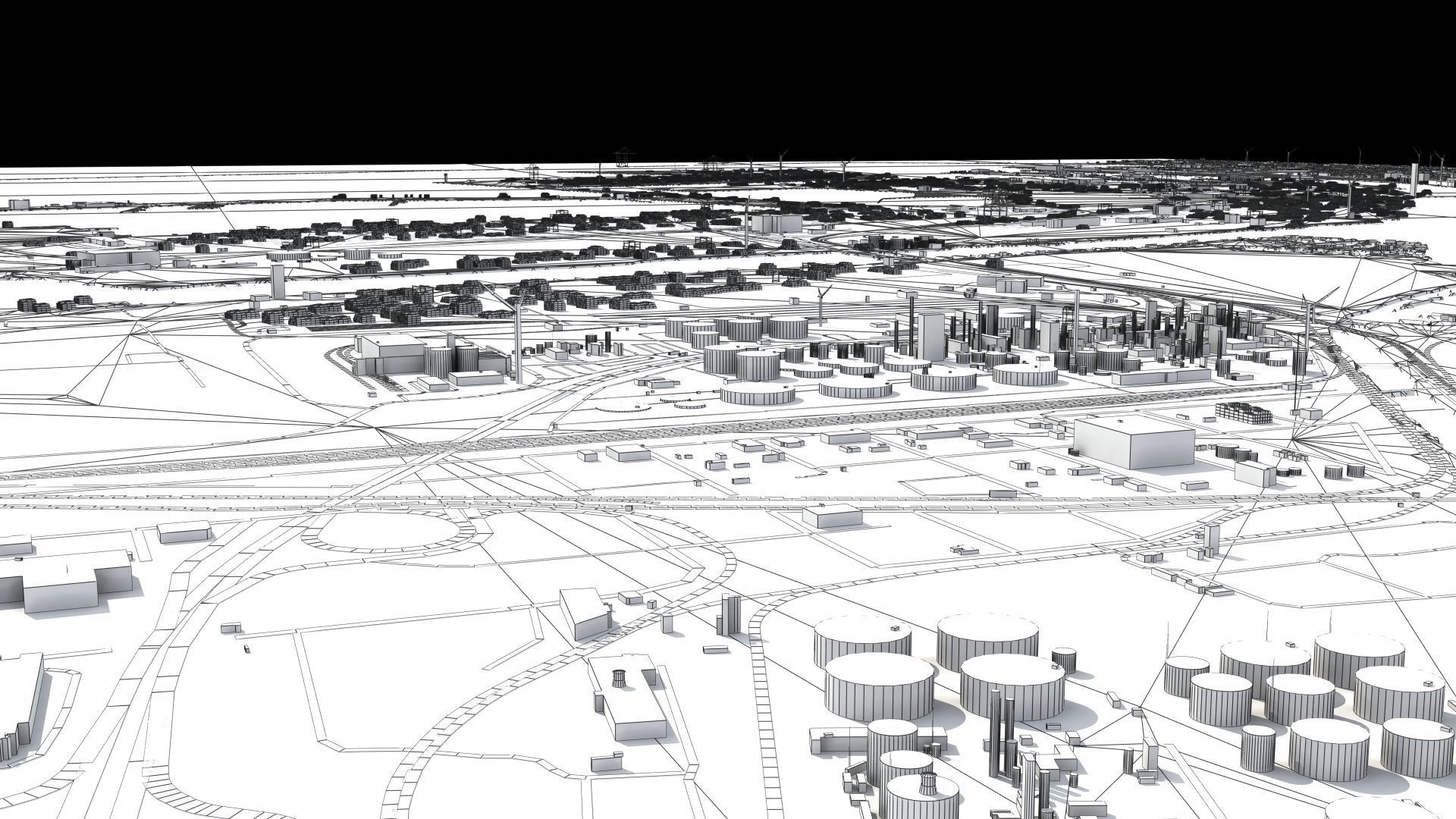 Refinery Container Port 3D model_37