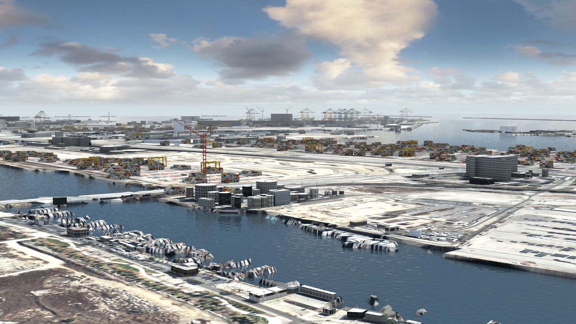 Refinery Container Port 3D model_22