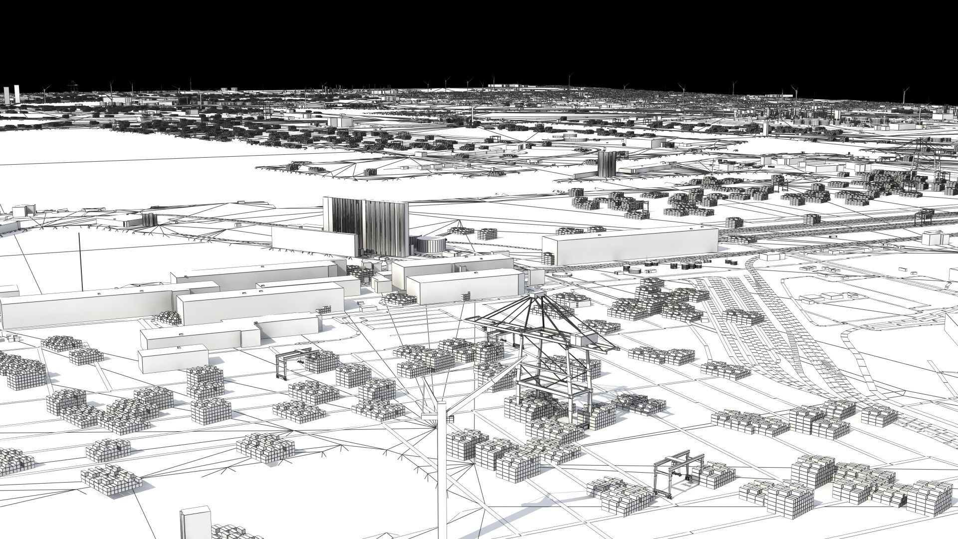 Refinery Container Port 3D model_26