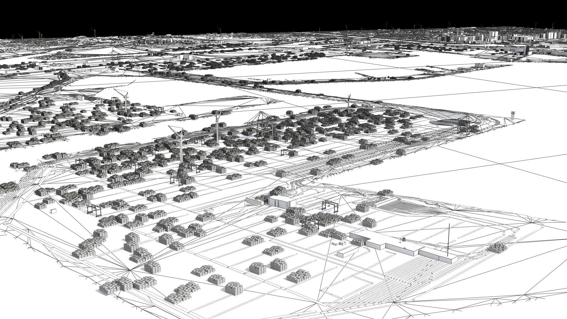 Refinery Container Port 3D model_25
